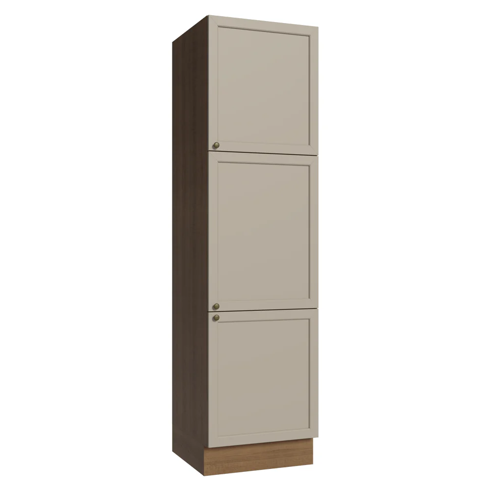 Despensero 60 cm 3 Puetas Marrón/Crema Vik Madesa