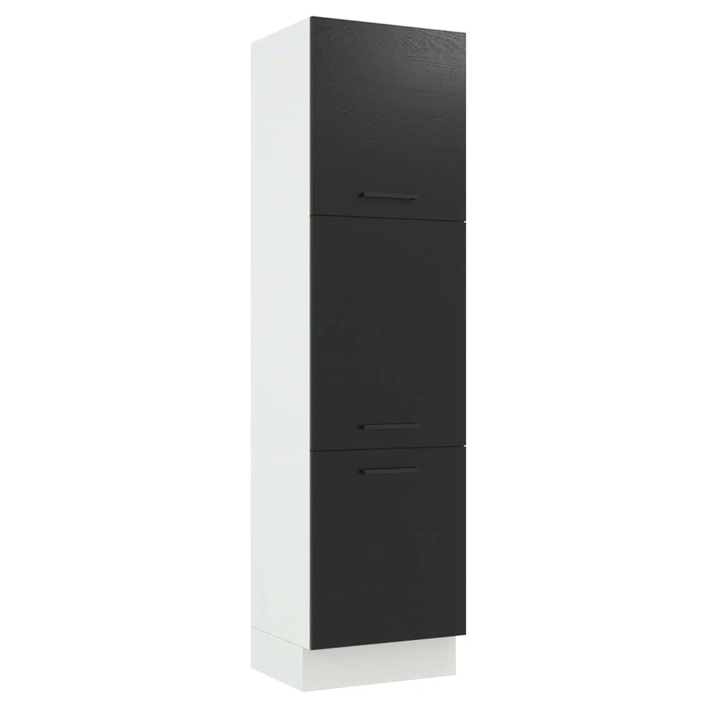 Despensero 60 x 60 cm 3 Puertas Blanco/Negro Agata Madesa