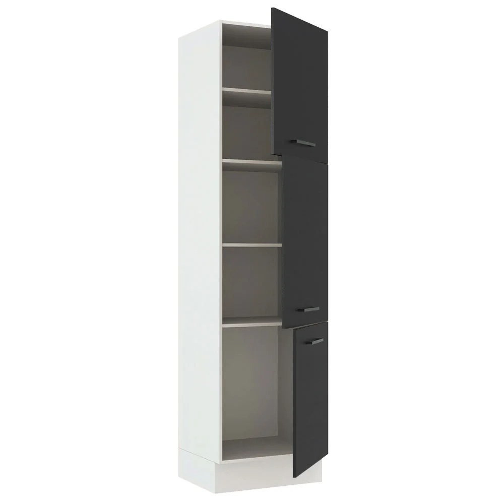 Despensero 60 x 60 cm 3 Puertas Blanco/Negro Agata Madesa - Image 6