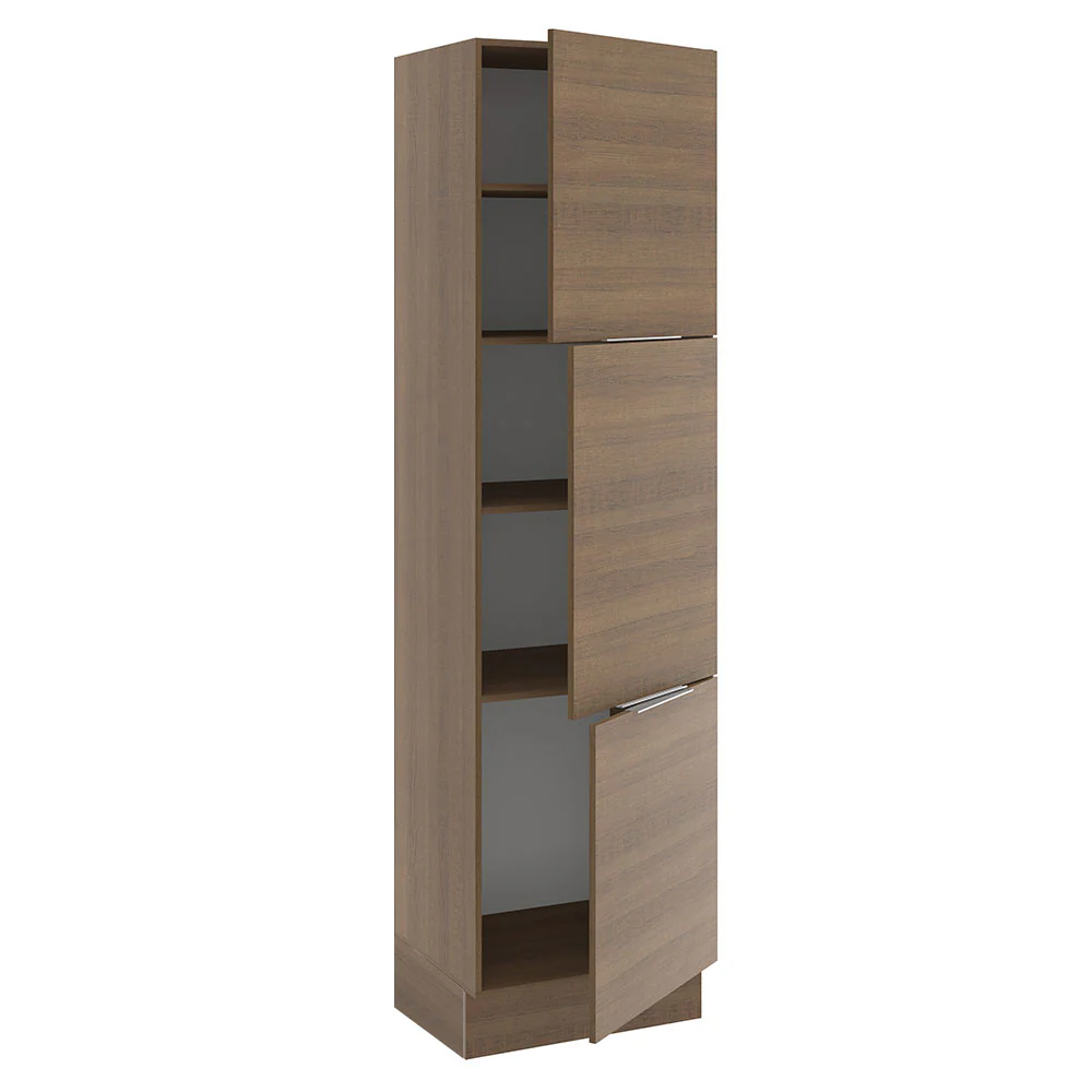 Despensero 60 x 60 cm 3 Puertas Marrón Stella Madesa - Image 6