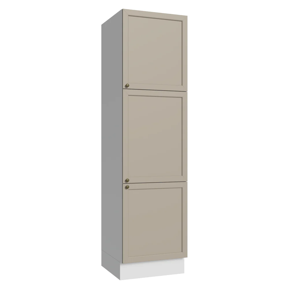 Despensero 60 x 60 cm 3 Purtas Blanco/Crema Vik Madesa