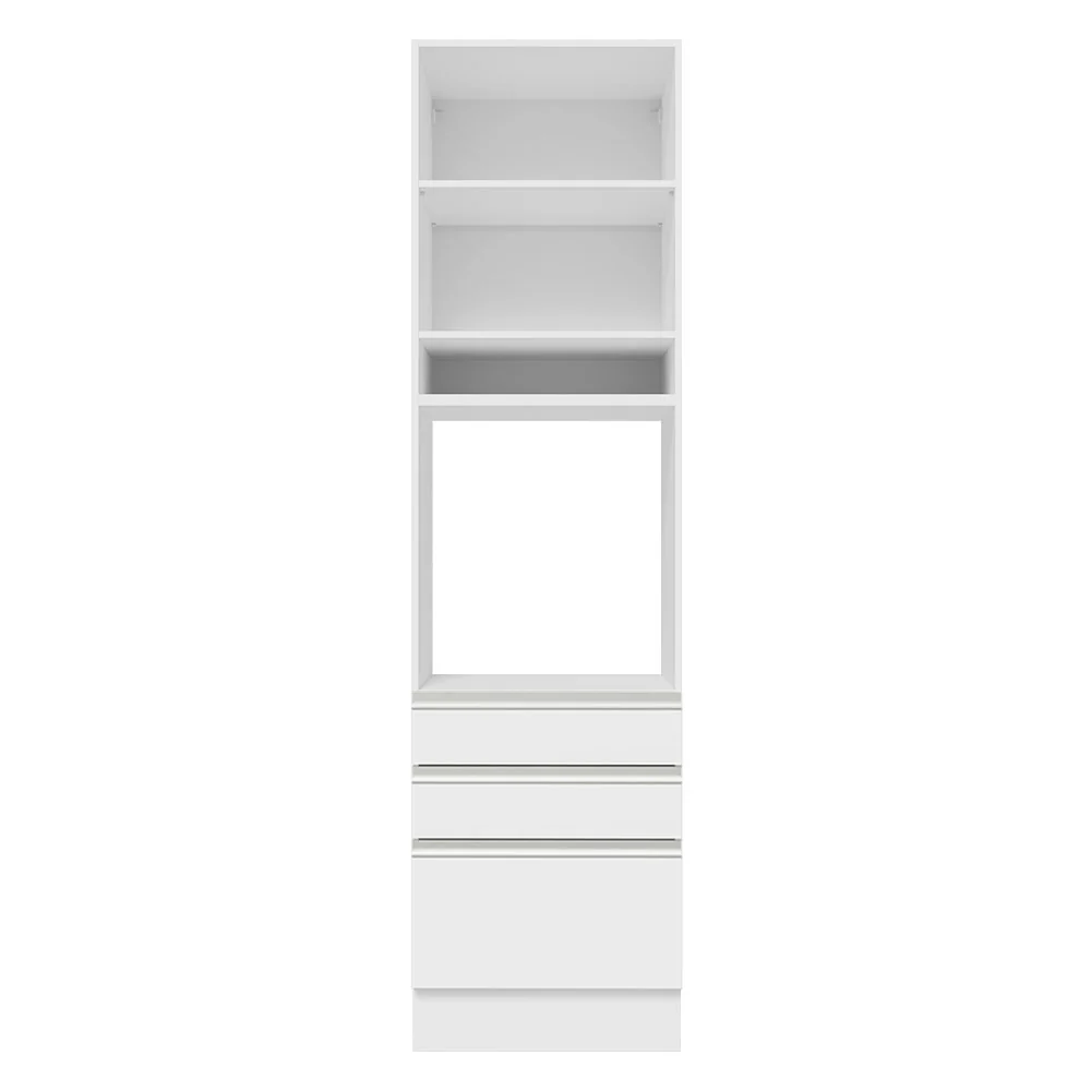 Despensero Madesa Glamy 60 x 60 cm 1 Puerta 3 Cajones Blanco - Image 6