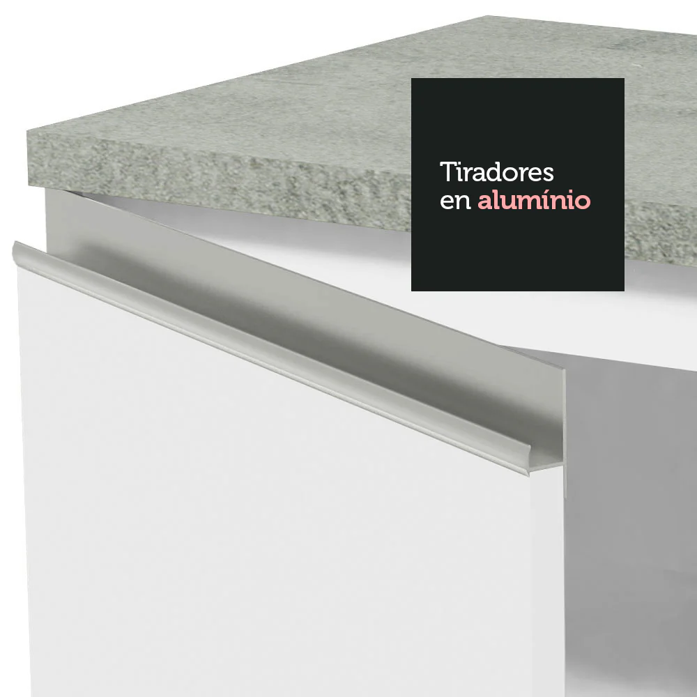 Despensero Madesa Glamy 60 x 60 cm 3 Puertas Blanco - Image 8