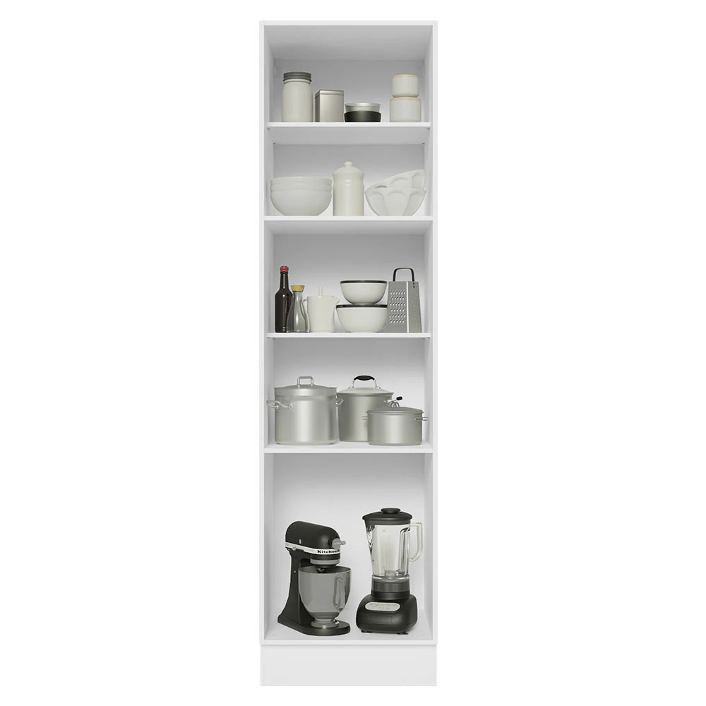 Despensero Madesa Glamy 60 x 60 cm 3 Puertas Blanco/Marrón - Image 4