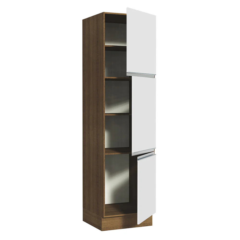 Despensero Madesa Glamy 60 x 60 cm 3 Puertas Marrón/Blanco - Image 7