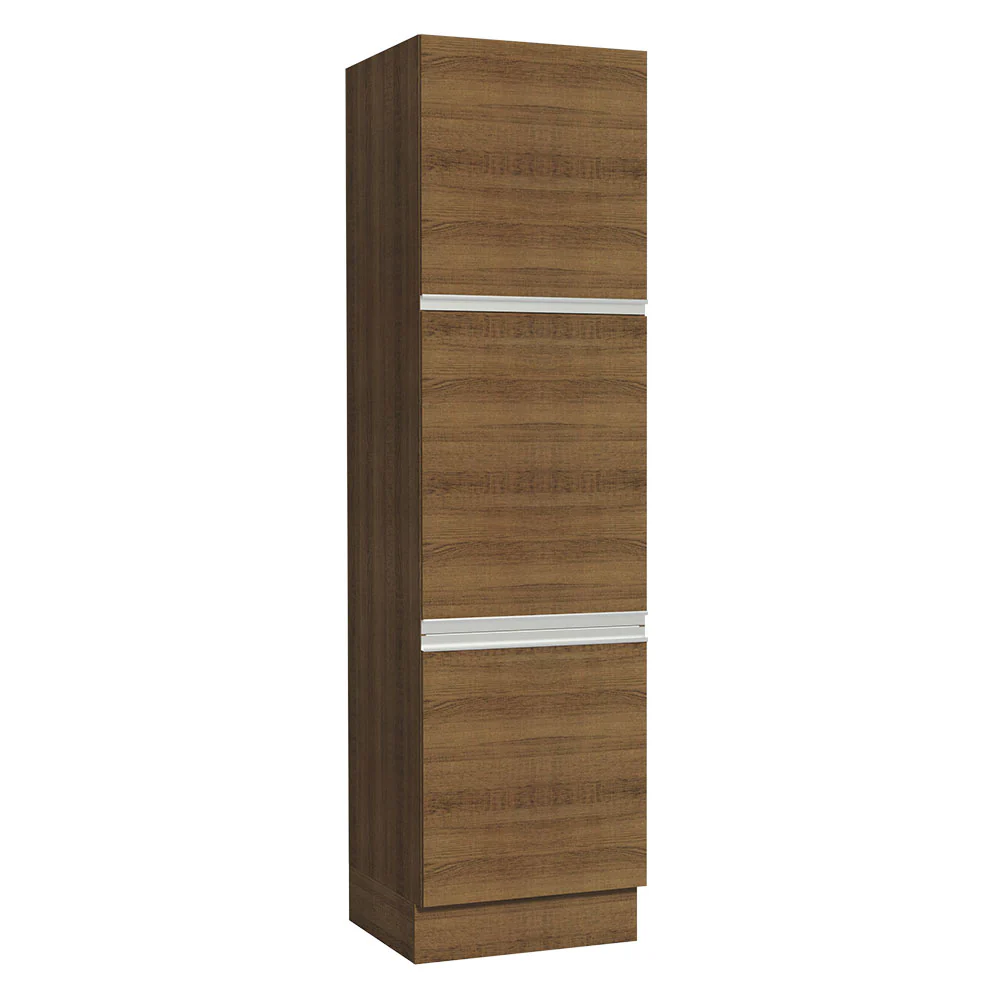 Despensero Organizador Madesa Glamy 60 cm 3 Puertas Marrón