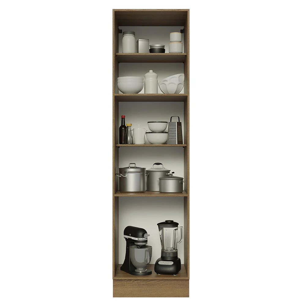 Despensero Organizador Madesa Glamy 60 cm 3 Puertas Marrón - Image 5