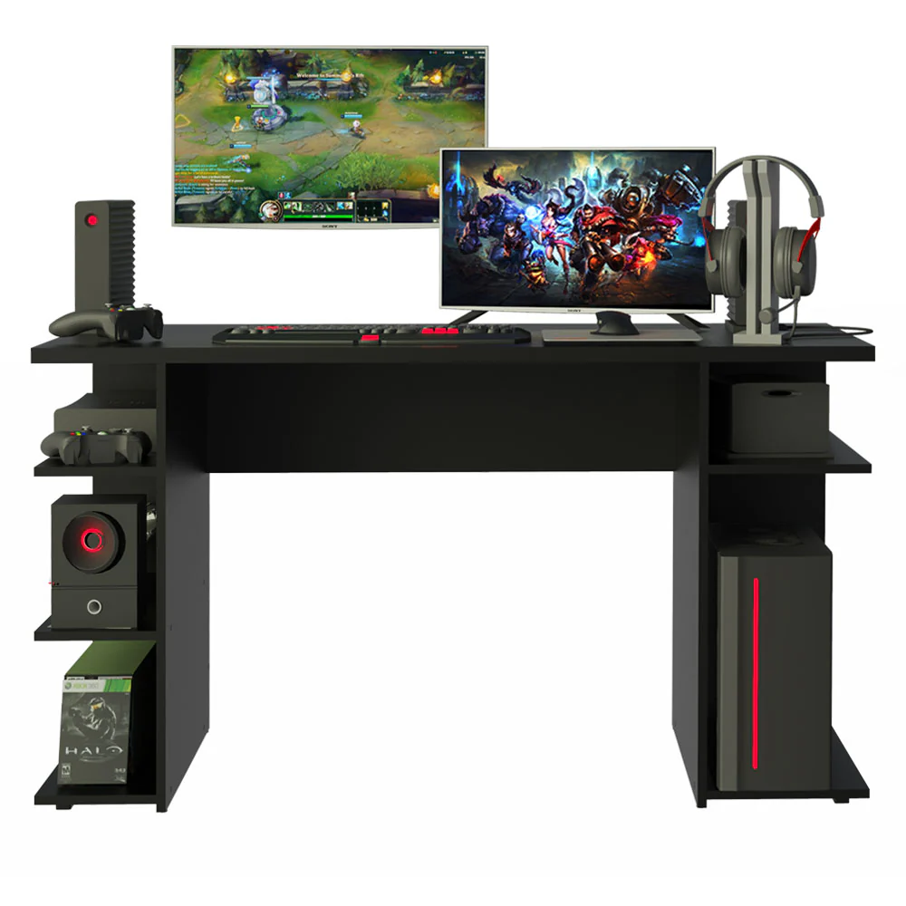 Escritorio Gamer para Computadora Negro - Image 4