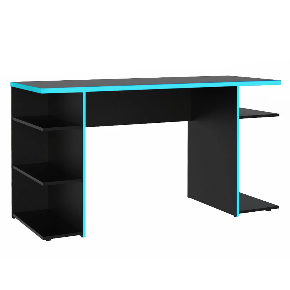 Escritorio Gamer Para PC y Consola Negro/Azul - Image 5