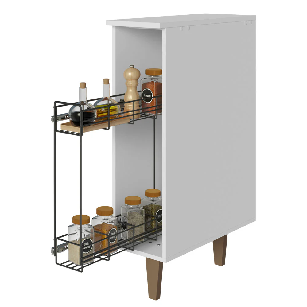 Especiero para Cocina 20cm Blanco Reims
