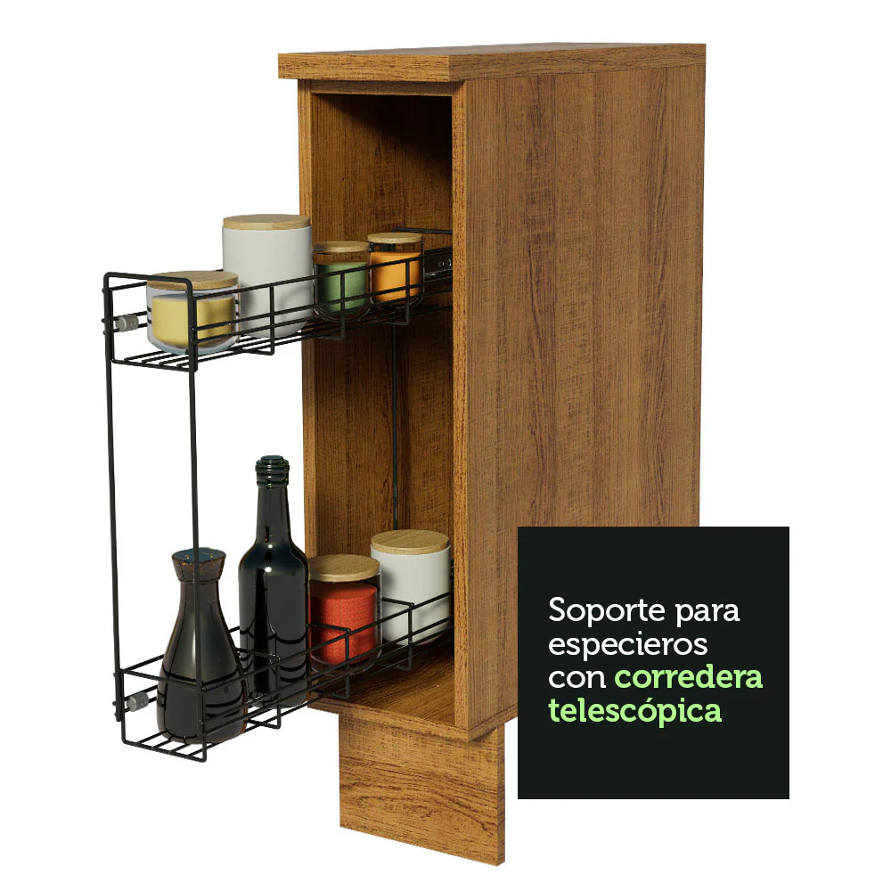 Especiero para Cocina 20cm Marrón (Con Tapa) Glamy y Agata - Image 5