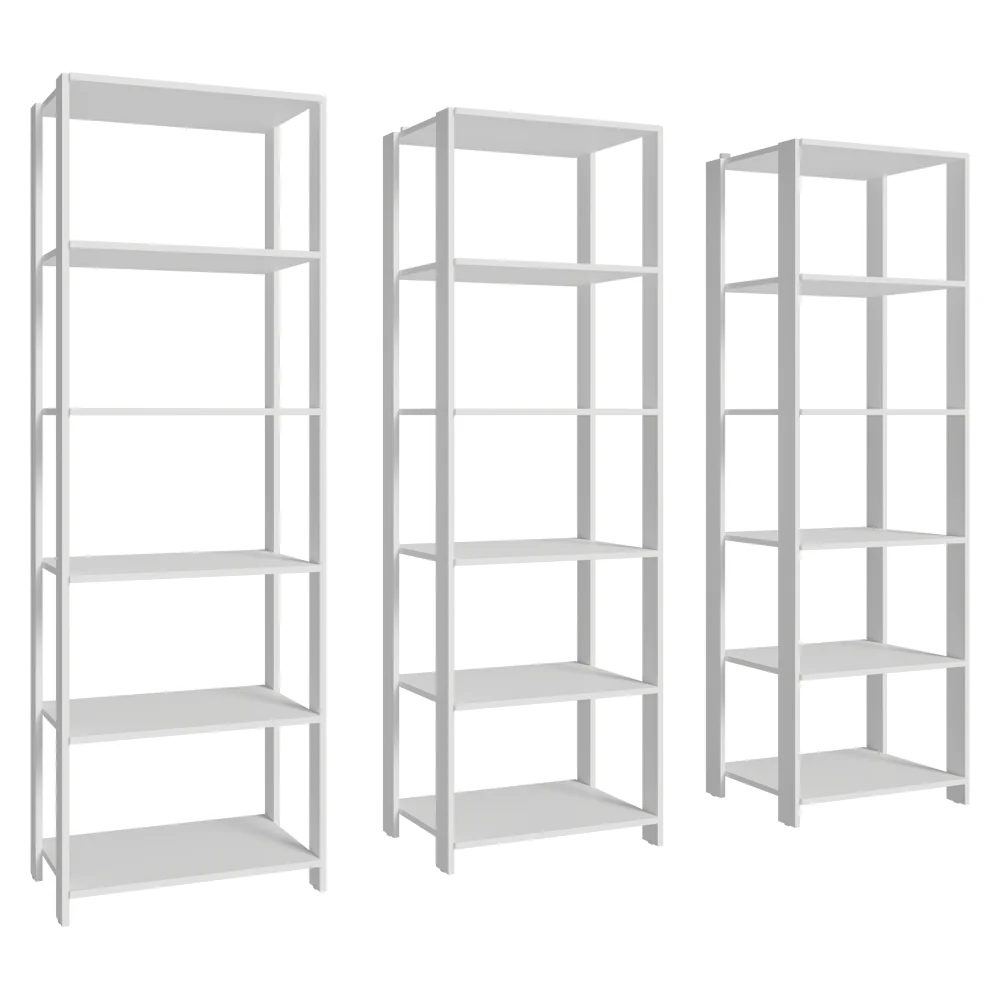 Estante Mueble Multiuso para Livros 177 cm Blanco Madesa - Image 8