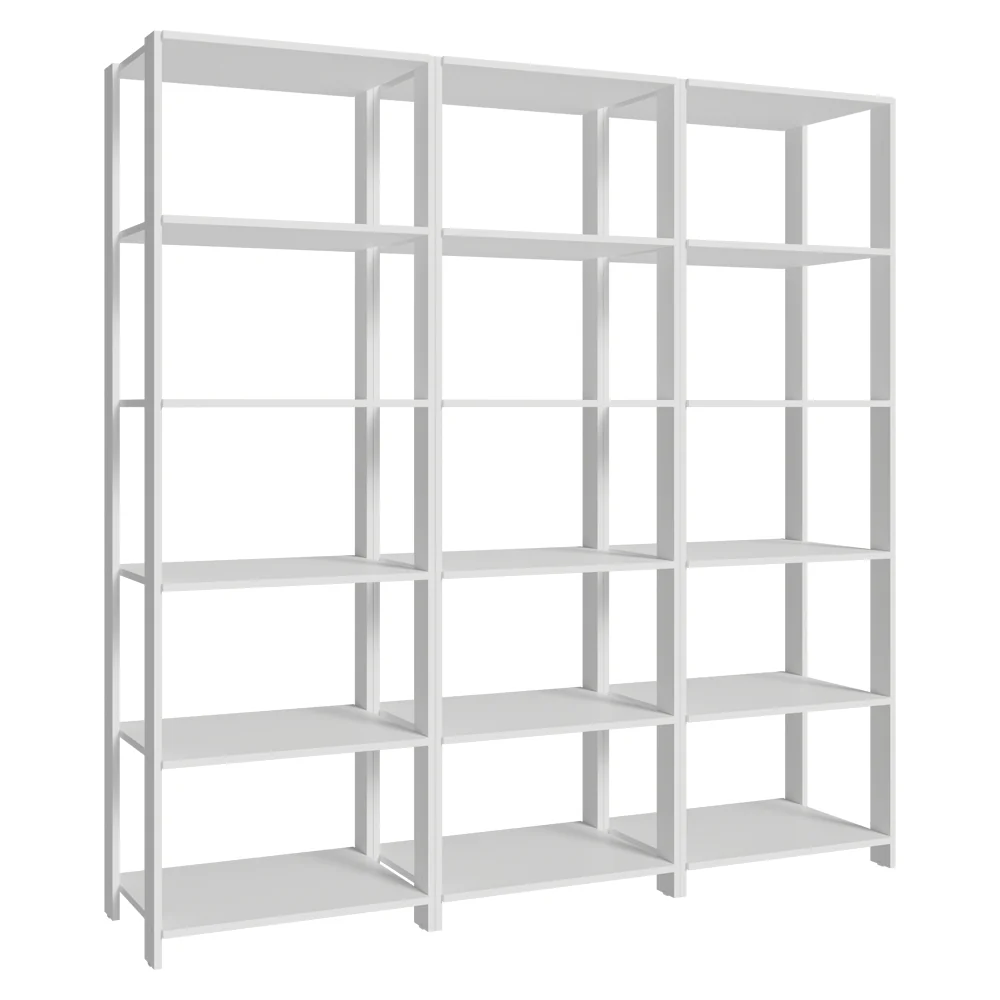 Estante Mueble Multiuso para Livros 177 cm Blanco Madesa - Image 9