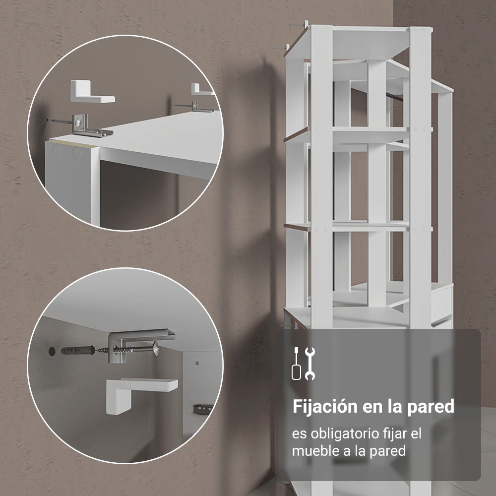Estante para Lavadero 59 cm Blanco - Image 5