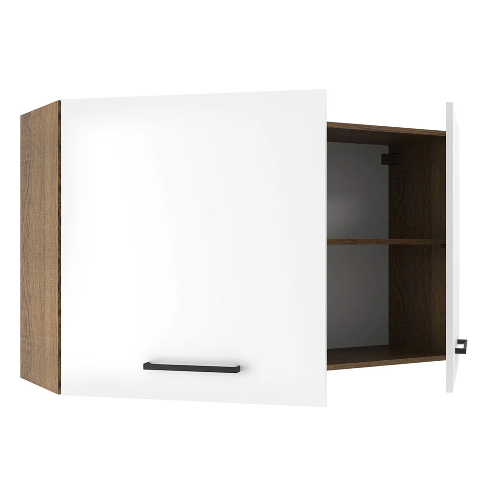 Gabinete Superior Multiuso Garaje 120cm Marrón/Blanco - Image 4