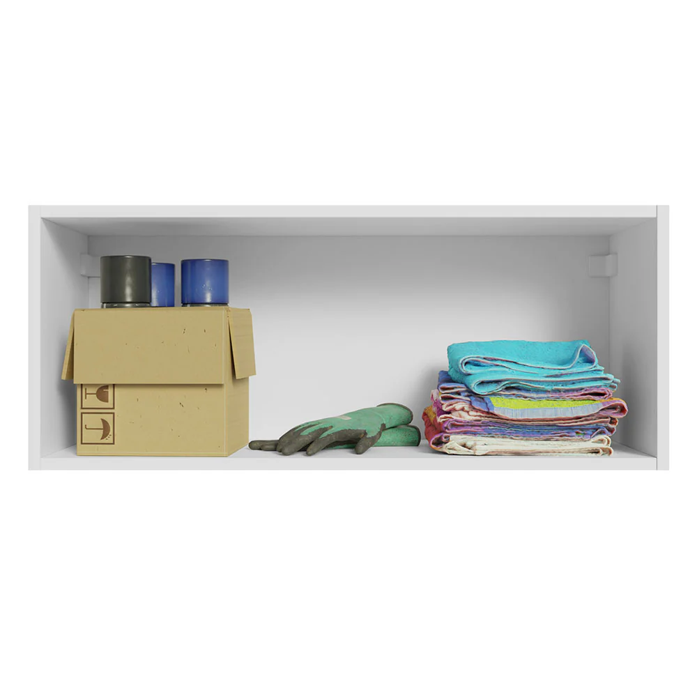 Gabinete Superior Multiuso Garaje 80cm Blanco/Gris Agata - Image 4