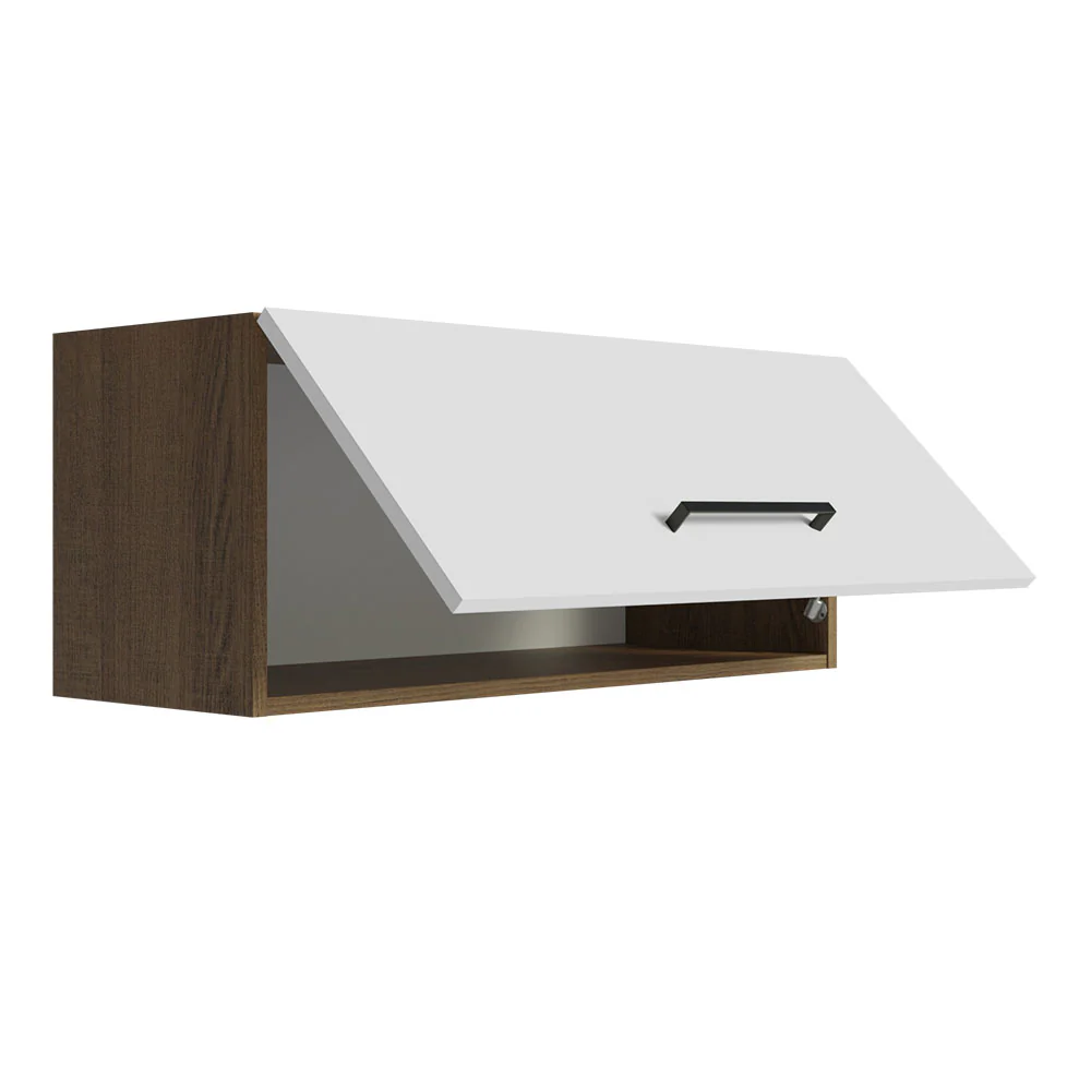 Gabinete Superior Multiuso Garaje 80cm Marrón/Blanco - Image 6