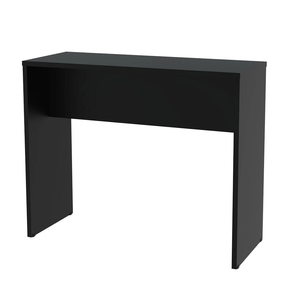 Isla de Cocina con Barra Desayunador 115cm Negro Madesa - Image 7