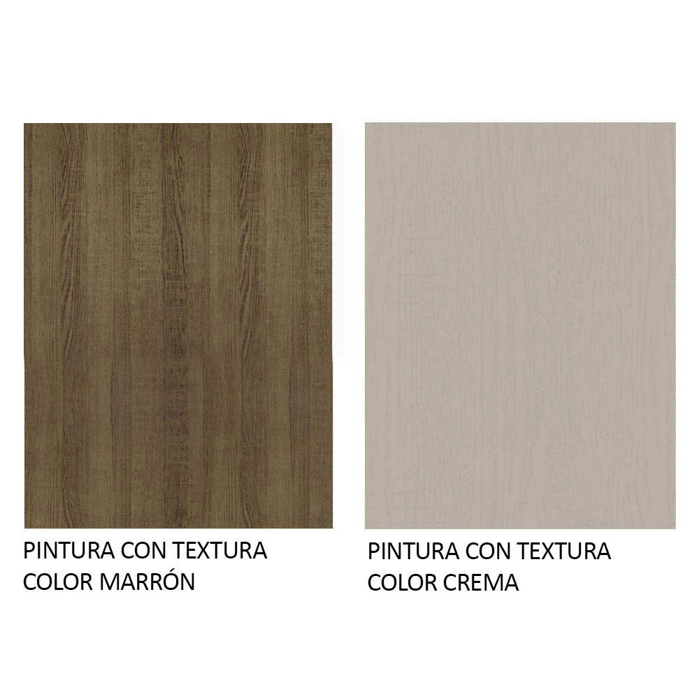 Isla de Cocina con Barra desayunador y Bajo Mesada 120 cm Marrón/Crema Agata Madesa - Image 10