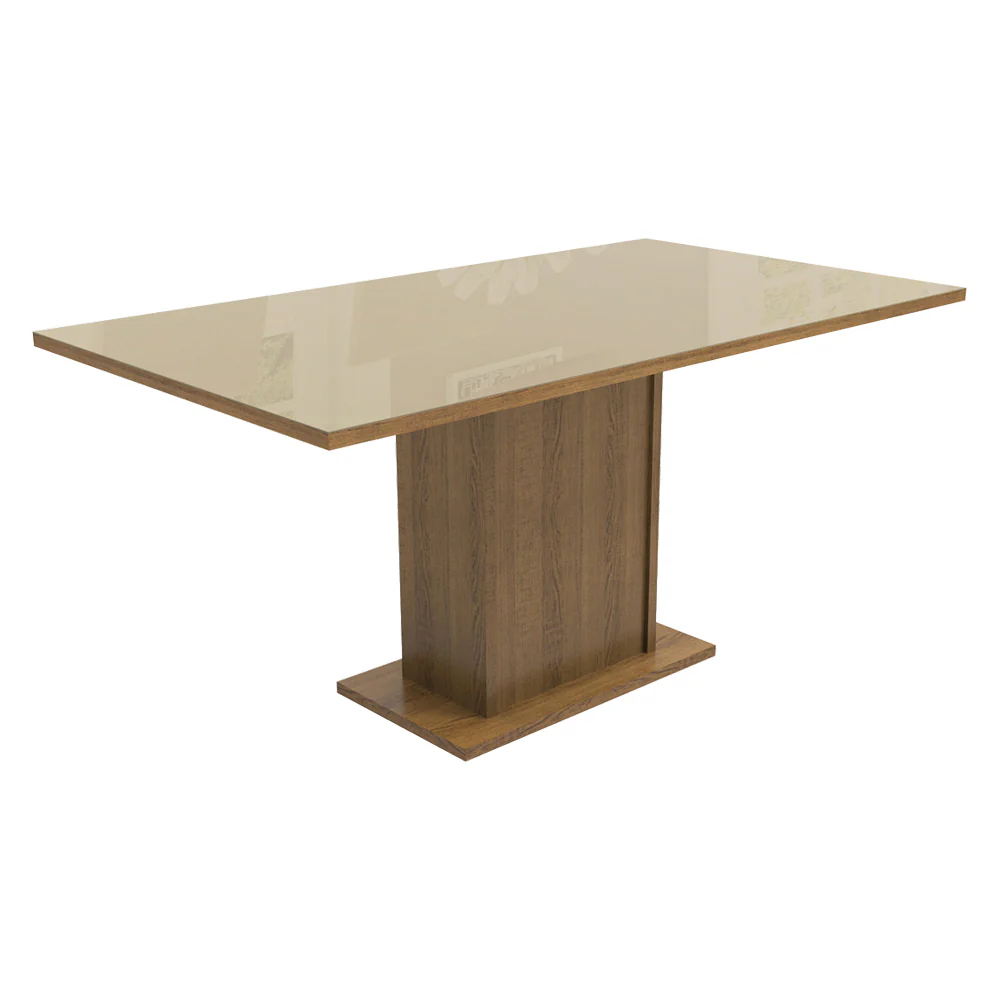 Juego de Comedor con Mesa de Tapa de Vidrio y 4 Sillas Avril Madesa - Image 5
