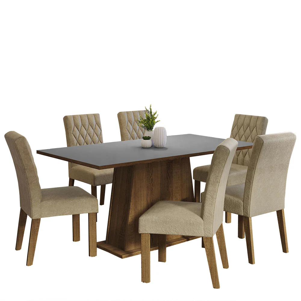 Juego de Comedor con Mesa y 6 Sillas Madesa Britney MGI - Image 3