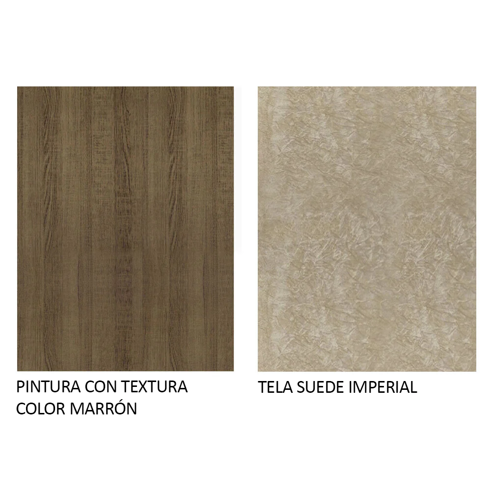Juego de Comedor Mesa con Tapa de Madera 4 Sillas Marrón/Imperial Keila Madesa - Image 10