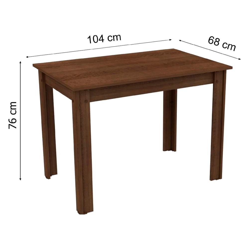Juego de Comedor Mesa Rute Tapa de Madera con 4 Sillas - Image 4