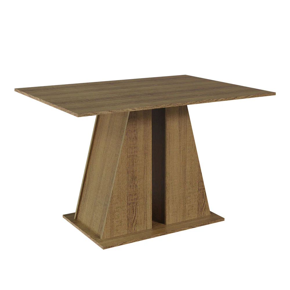 Juego de Comedor Mesa Tapa de Madera 4 Sillas Marrón/Negro Marilyn Madesa - Image 9
