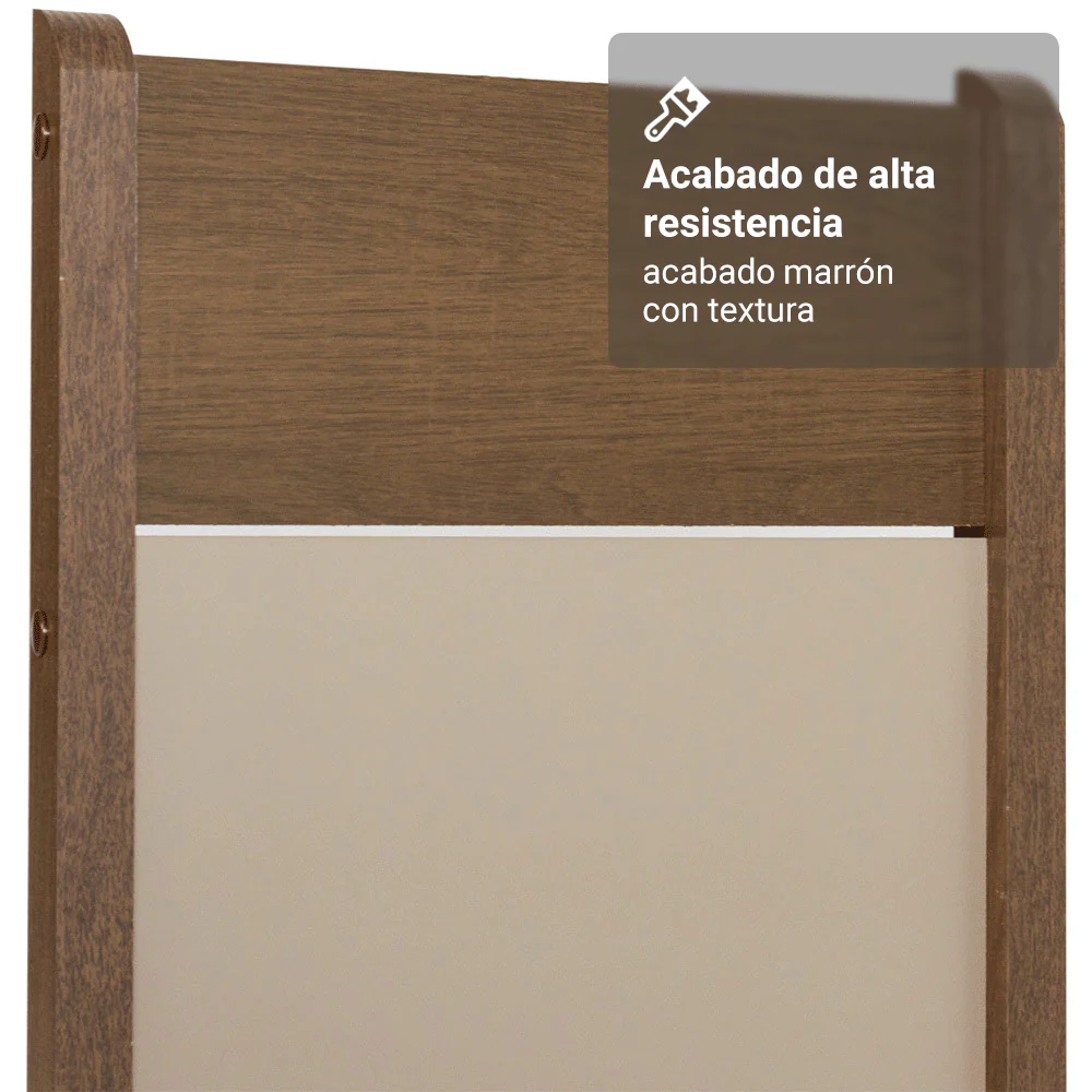 Kit 2 Sillas 4280 Marrón/Beige Sintético - Image 7