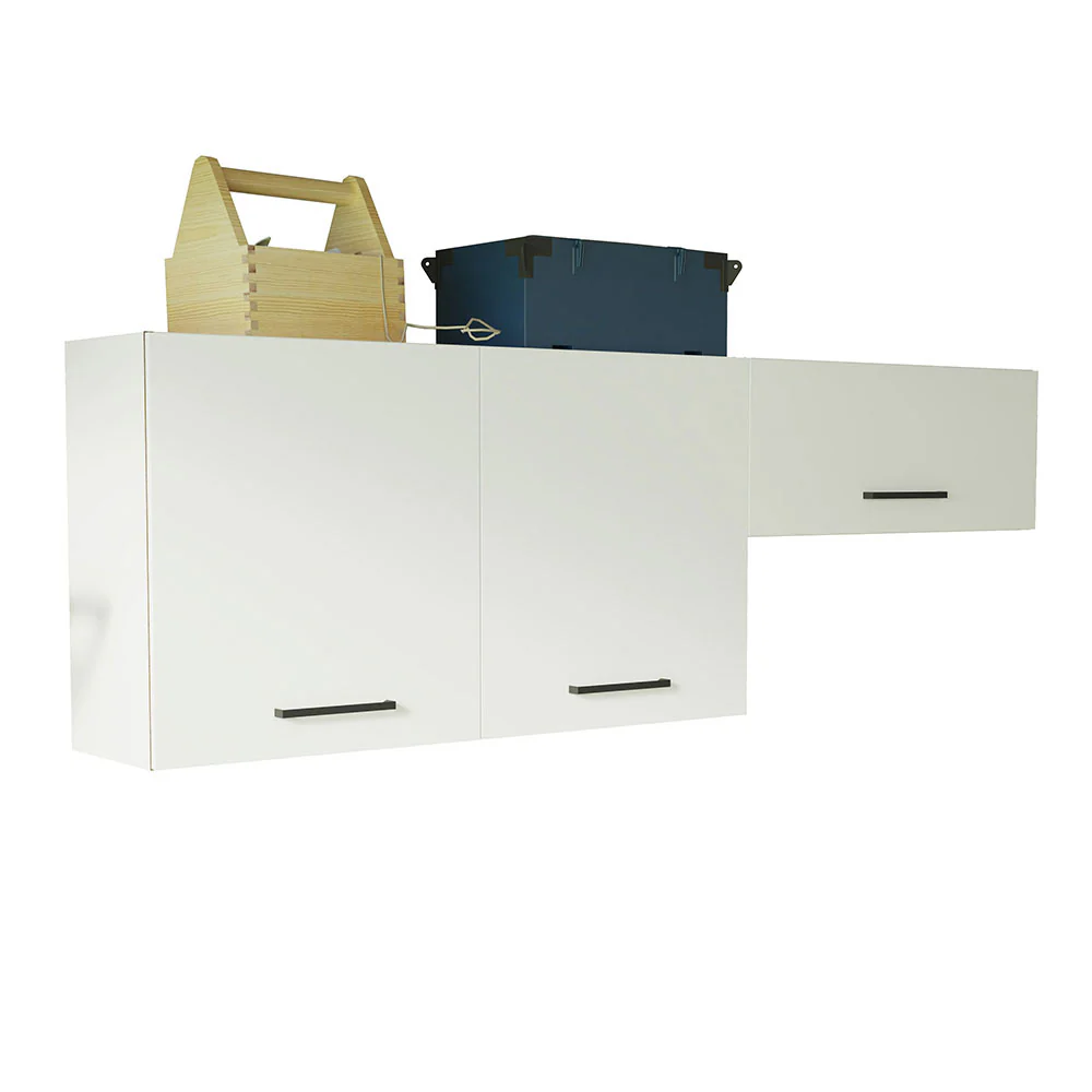Kit con 2 Gabinetes superiores 3 Puertas Blanco Agata - Image 3