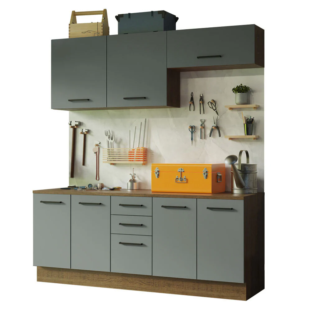 Kit Mueble para Garaje Multiuso Madesa Agata 200cm MG 01 - Image 3