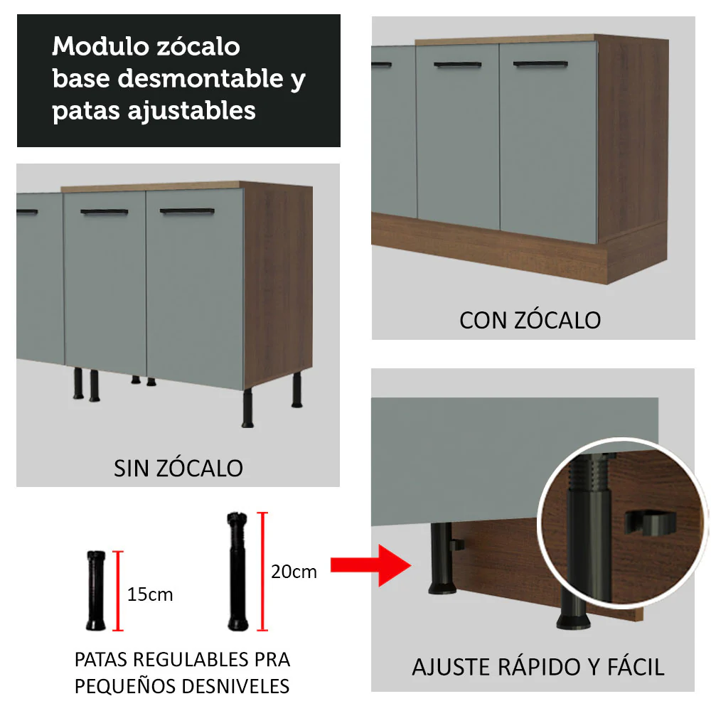 Kit Mueble para Garaje Multiuso Madesa Agata 200cm MG 01 - Image 8