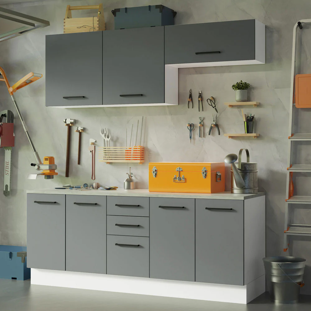 Kit Mueble para Garaje Multiuso Madesa Agata 200cm MG