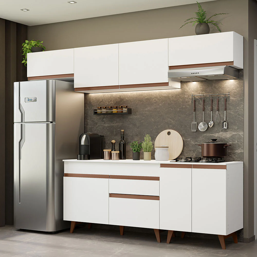 Combo completo de Cocina 260 cm Reims Blanco 10
