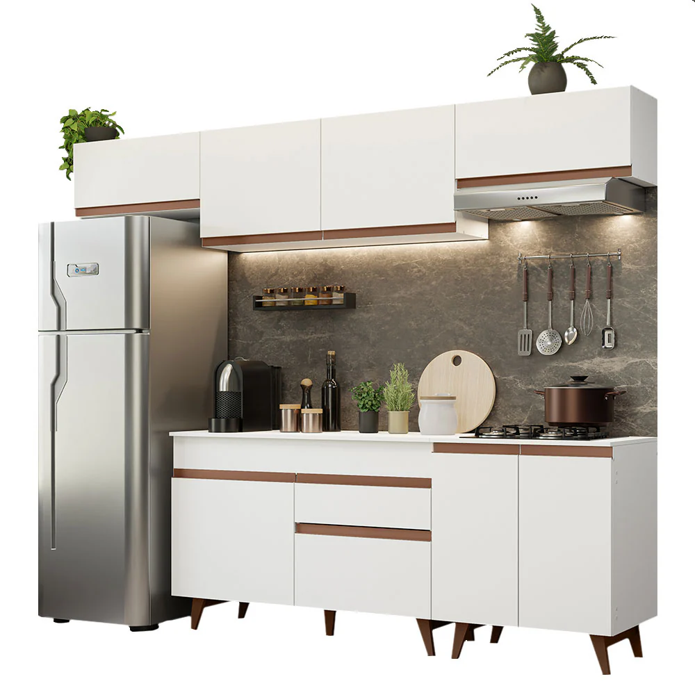 Combo completo de Cocina 260 cm Reims Blanco 10 - Image 2