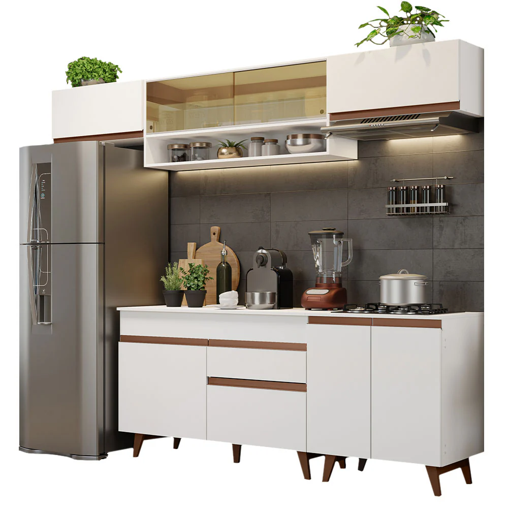 Combo completo de Cocina 260 cm Reims Blanco 11 - Image 3