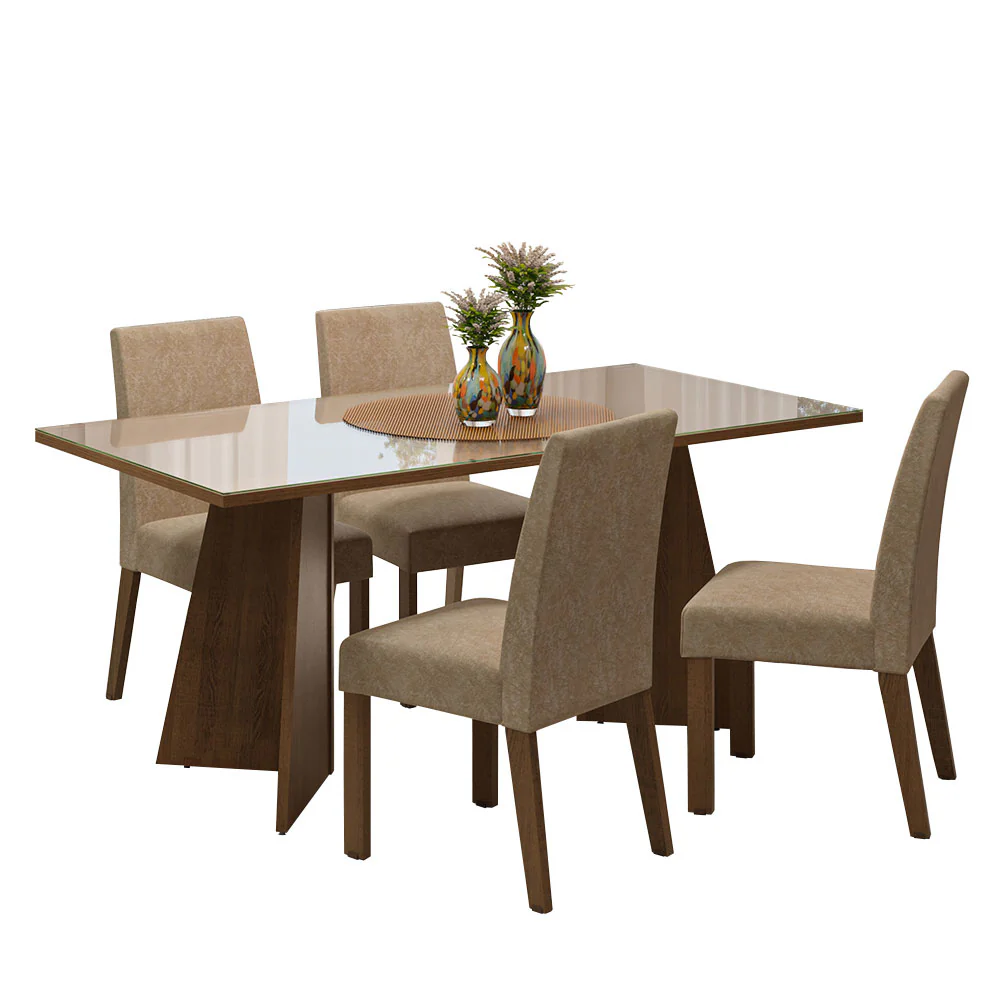 Mesa de Comedor con Mesa y 4 Sillas Taylor Madesa MC - Image 5