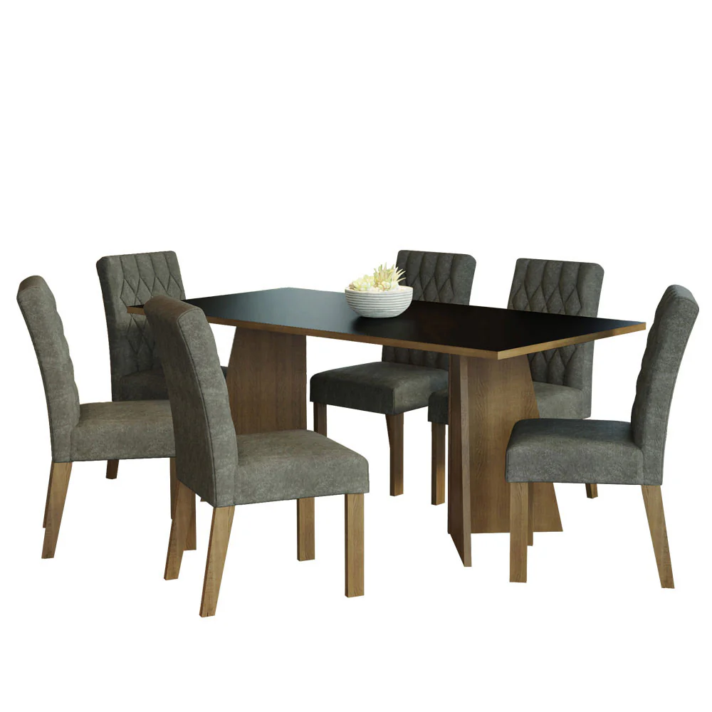 Mesa de Comedor con Mesa y 6 Sillas Madison Madesa MG - Image 5