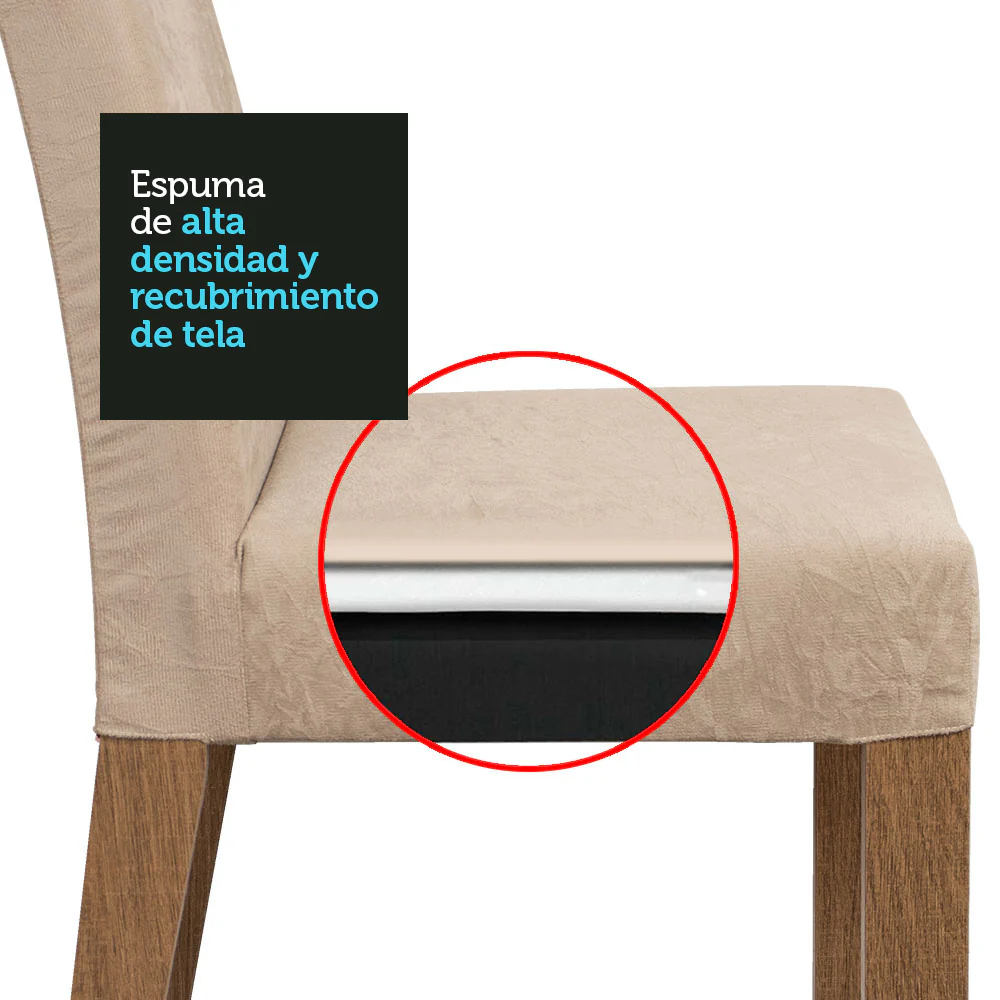 Juego de Comedor con Mesa y 4 Sillas Madesa Hiedra MI - Image 9