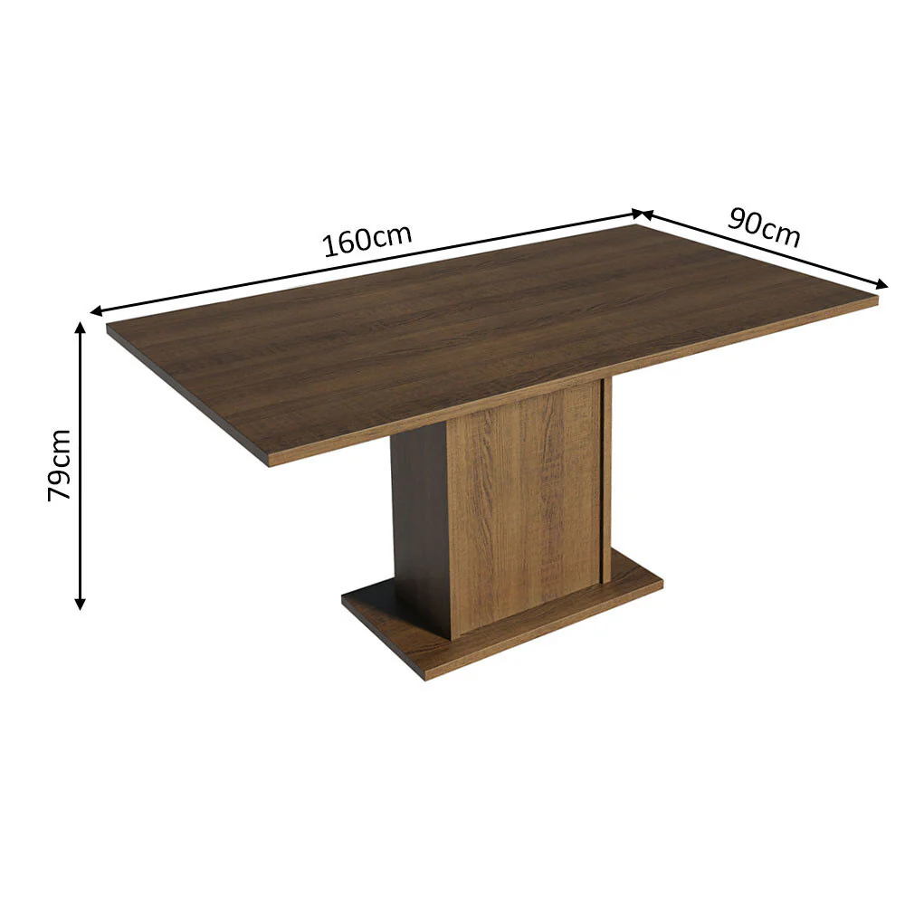 Mesa de Comedor Rectangular con Tapa de Madera 5275 - Image 2