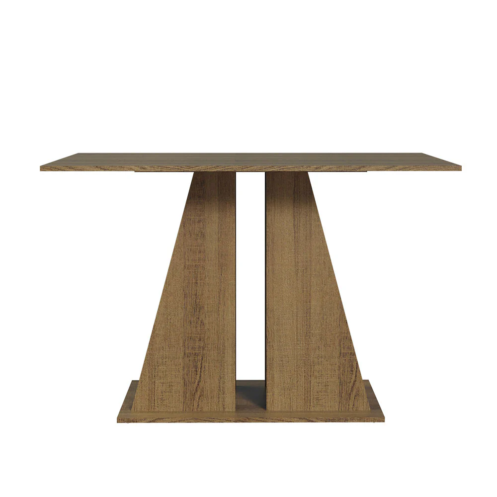 Mesa de Comedor Rectangular con Tapa de Madera 5383 Marrón - Image 3