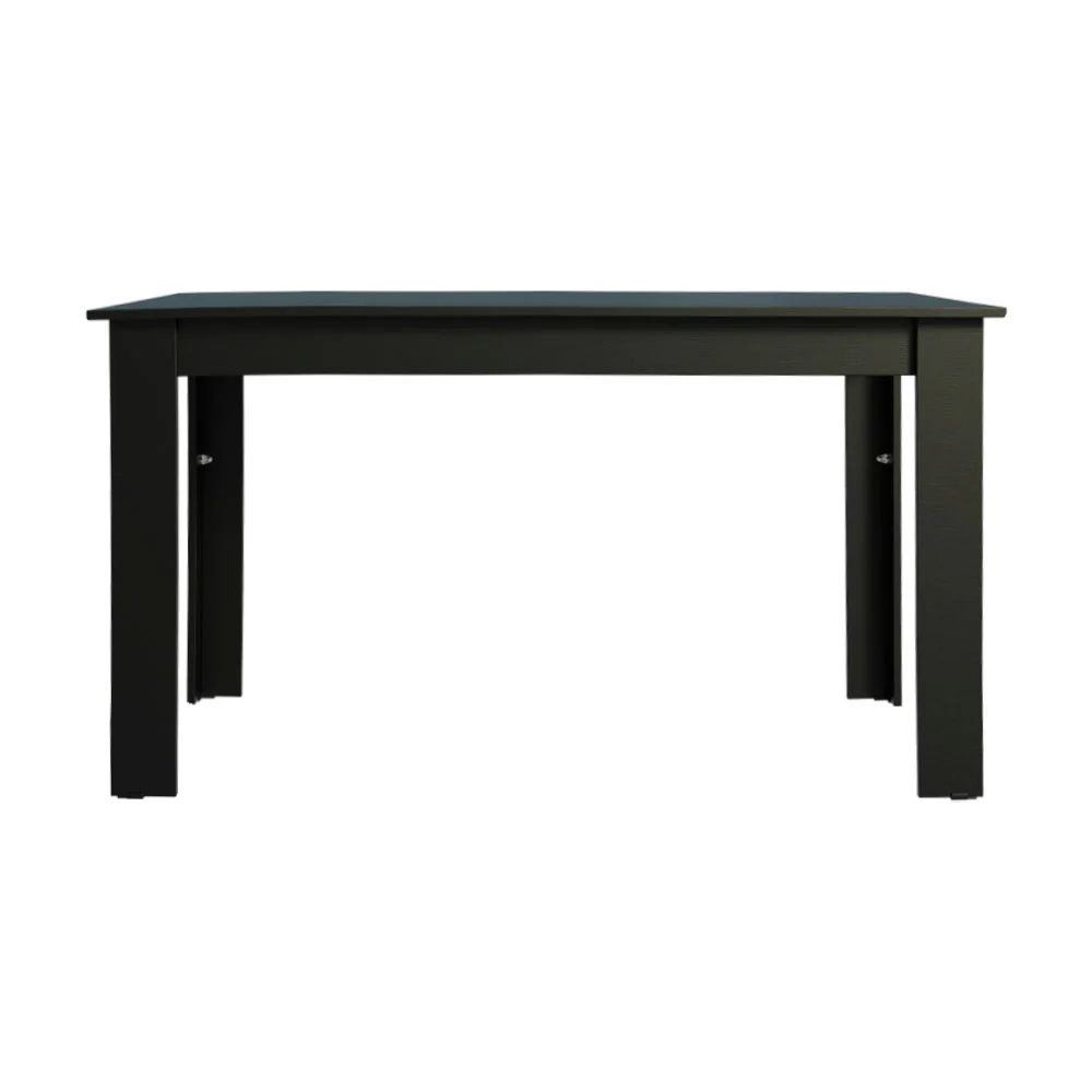 Mesa de Comedor Rectangular Tapa de Madera 5231 Negro - Image 3