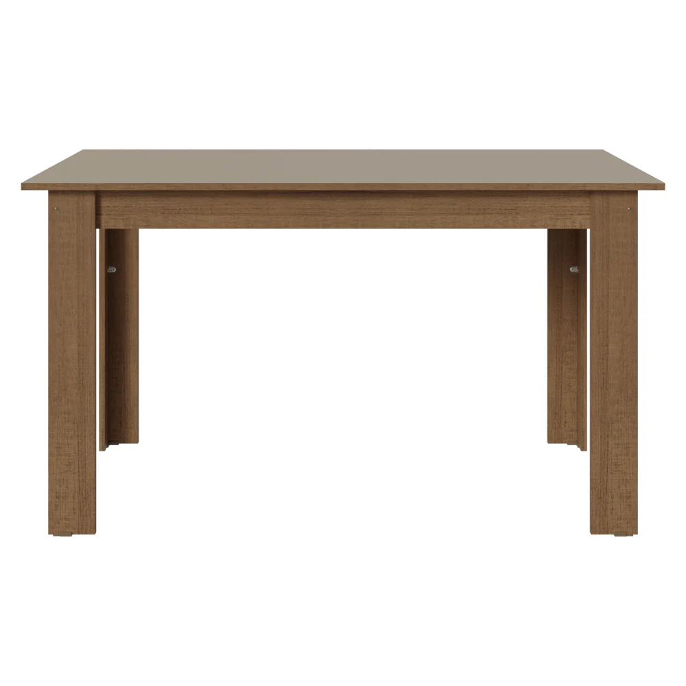 Mesa De Comedor Rectangular Tapa de Madera Marrón/Crema 5231 Madesa - Image 5