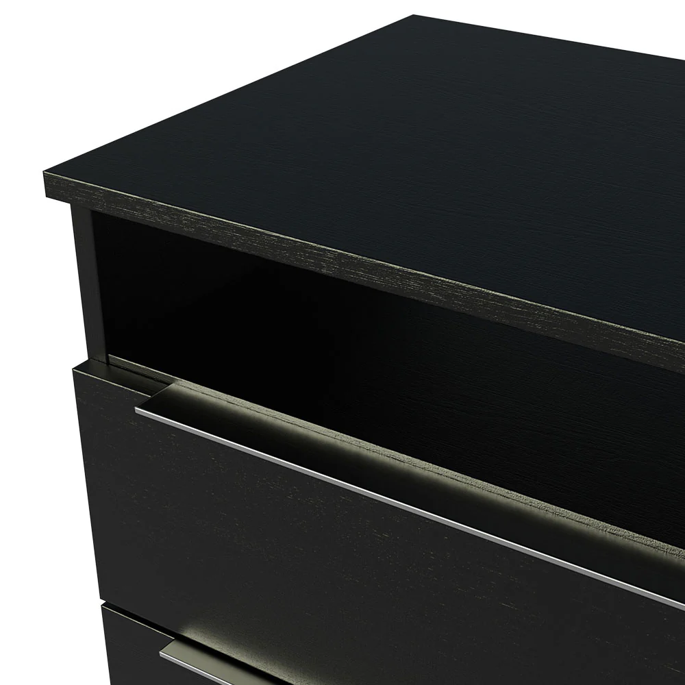 Mesa de Luz 3227 con 2 cajones, Negro - Image 6