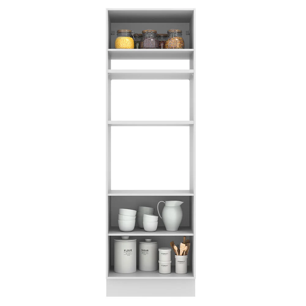 Mueble de Cocina para Horno 70 x 60 cm 3 Puertas Blanco/Crema Agata Madesa - Image 6