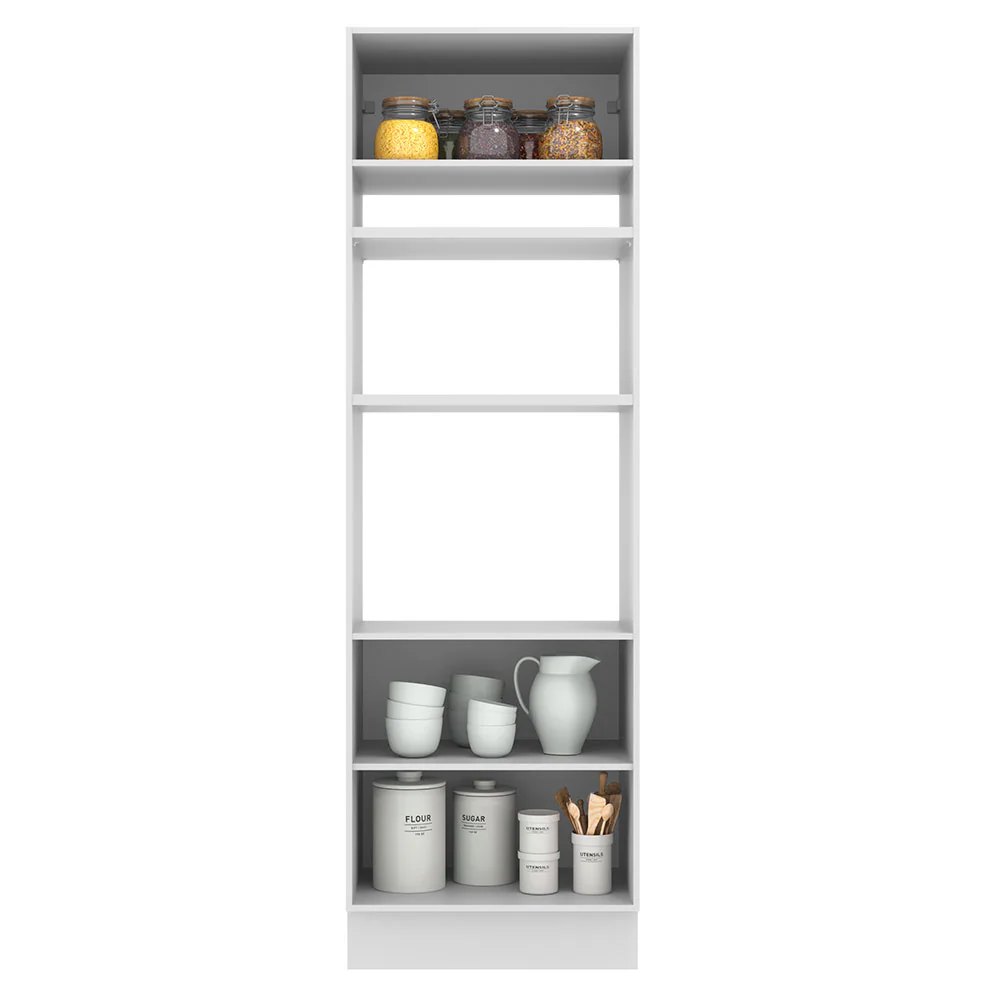 Mueble de Cocina para Horno 70 x 60 cm 3 Puertas Blanco/Negro Agata Madesa - Image 6