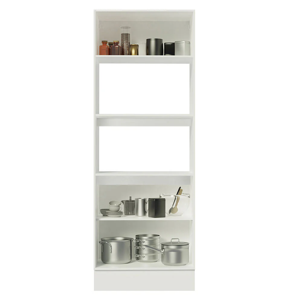 Mueble de Cocina para Horno Para 2 Hornos 100% MDF Blanco Smart Madesa - Image 6