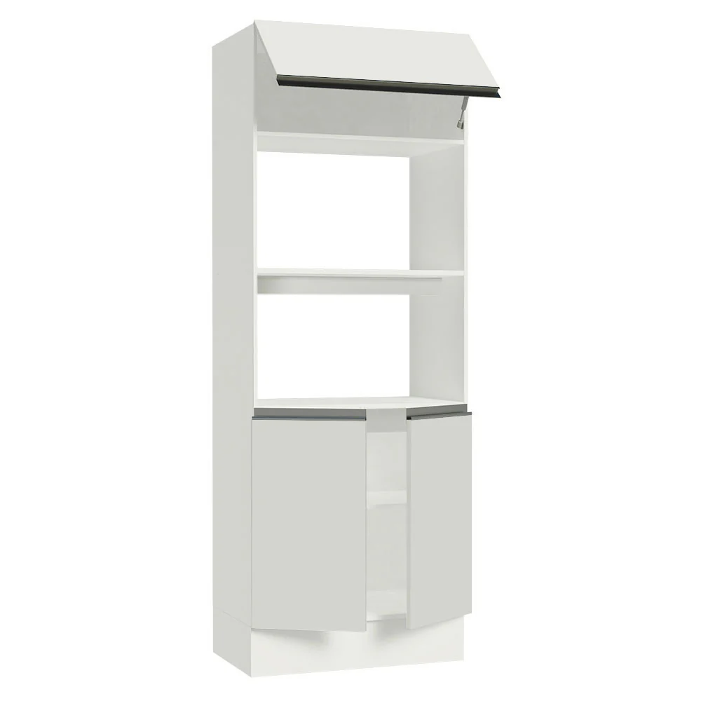 Mueble de Cocina para Horno Para 2 Hornos 100% MDF Blanco Smart Madesa - Image 7