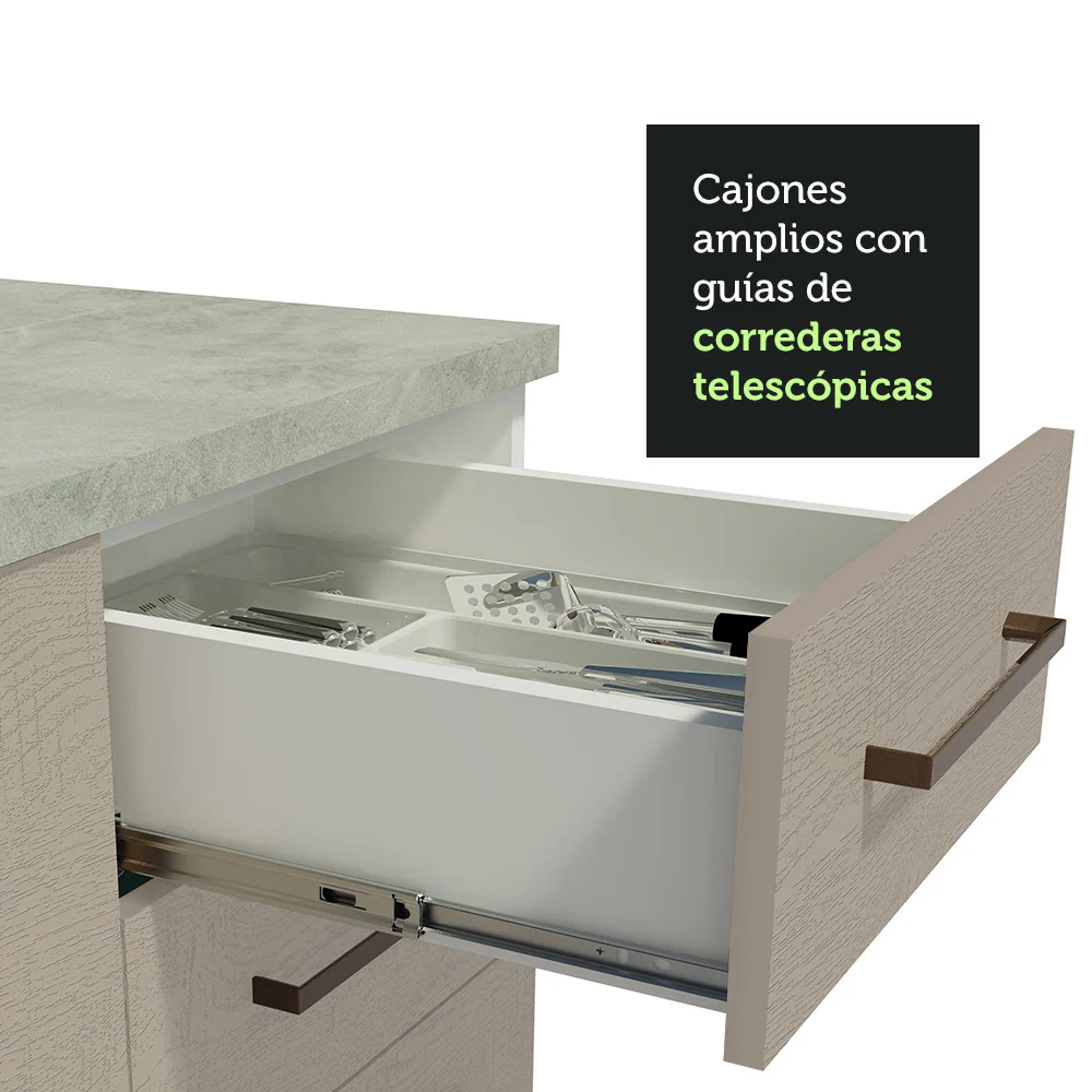 Mueble Integral Multiuso Garaje 120cm Blanco - Image 7