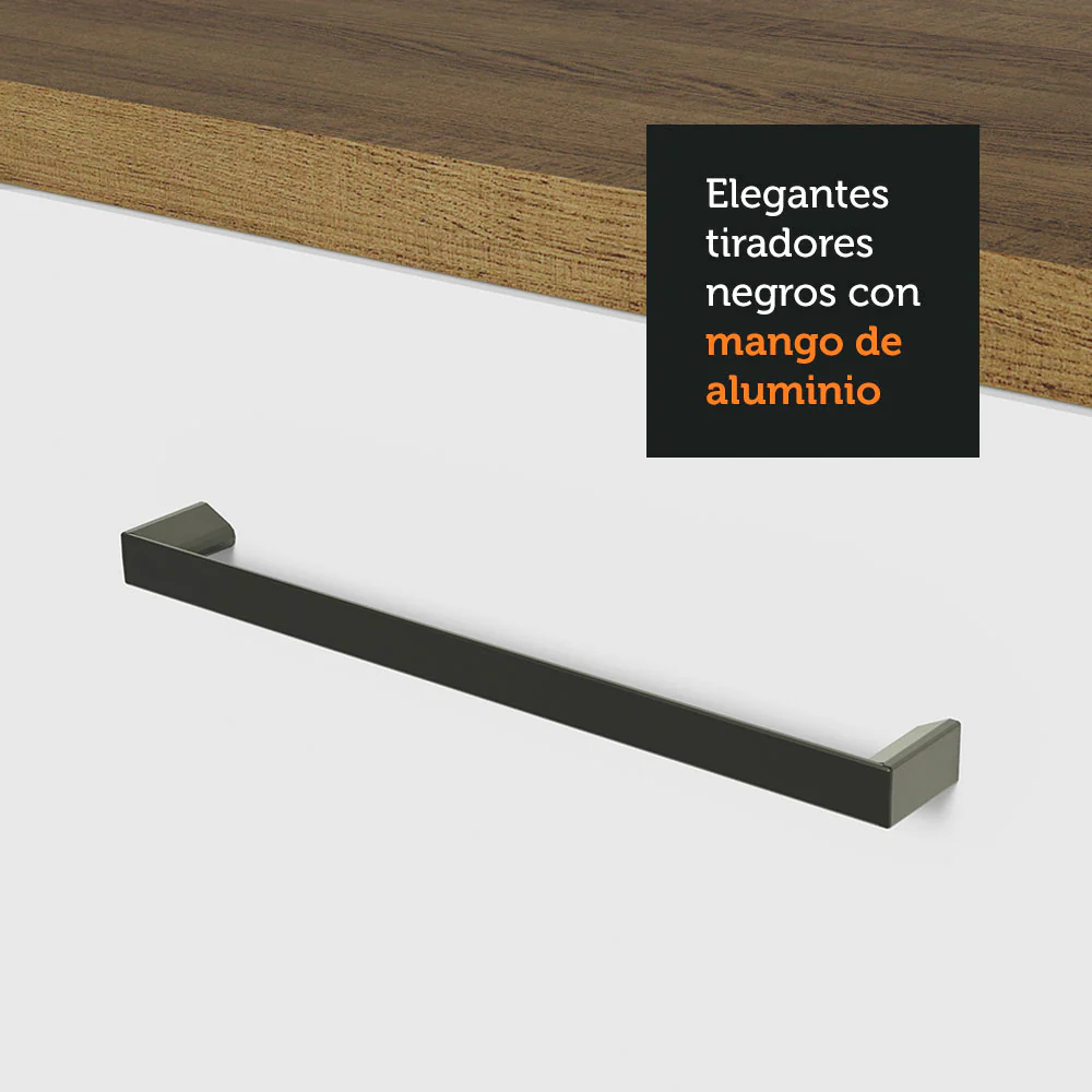 Mueble Integral Multiuso Garaje 120cm Blanco/Marrón - Image 4